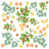 Christmas Foliage Printed Theme Shipping Box - 1 Pack (25 Pieces)