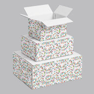 Christmas Lights Printed Theme Shipping Box - 1 Pack (25 Pieces)