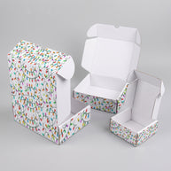 Christmas Lights Printed Theme Mailer Box - 1 Pack (25 Pieces)