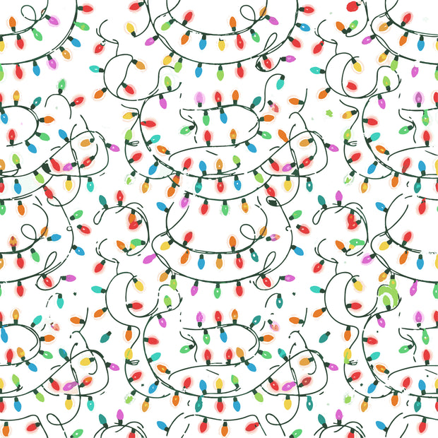 Christmas Lights Printed Theme Shipping Box - 1 Pack (25 Pieces)