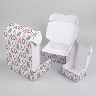 Christmas Minimalist Sketch Printed Theme Mailer Box - 1 Pack (25 Pieces)