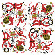 Christmas Santa Printed Theme Shipping Box - 1 Pack (25 Pieces)