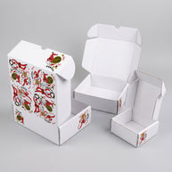 Christmas Santa Printed Theme Mailer Box - 1 Pack (25 Pieces)