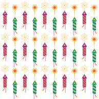 Diwali Fireworks Printed Theme Shipping Box - 1 Pack (25 Pieces)