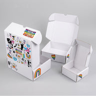 Pride Doodles Printed Theme Mailer Box - 1 Pack (25 Pieces)