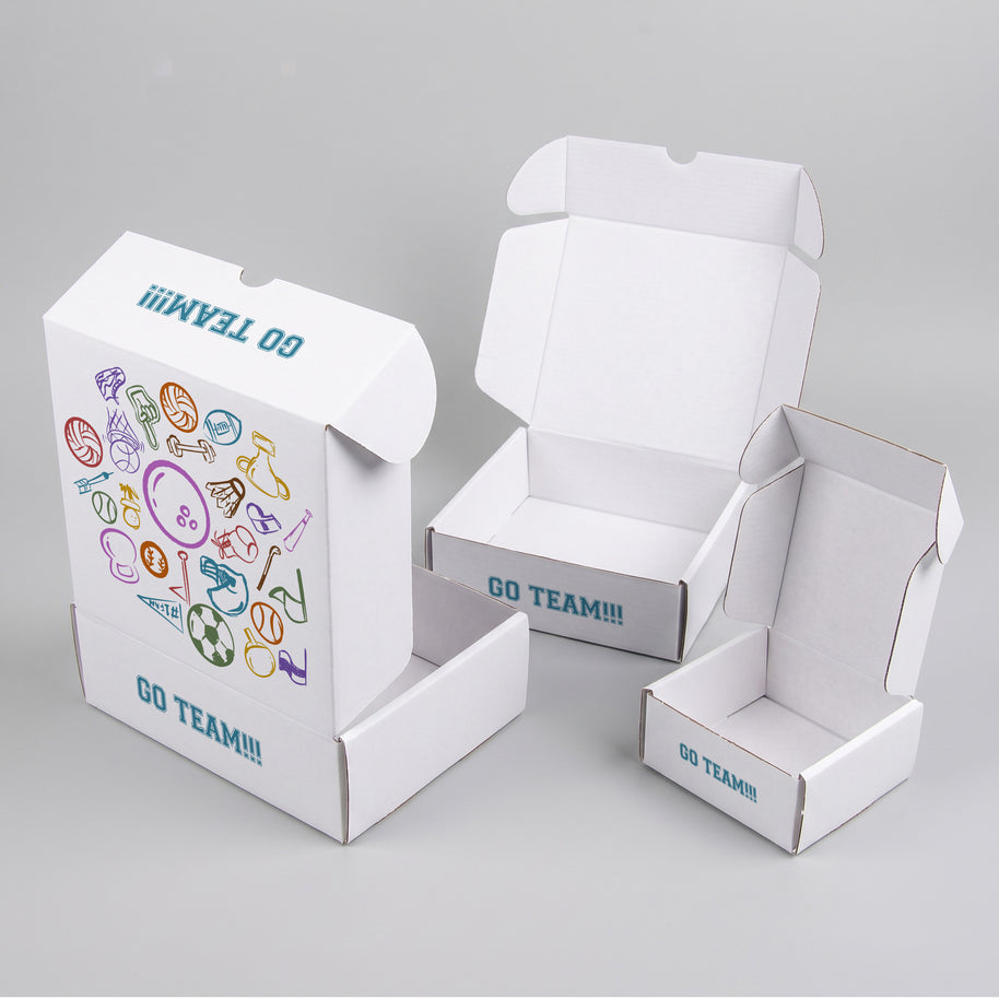 Sports Sports Go Team Printed Theme Mailer Box - 1 Pack (25 Pieces)