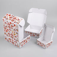Valentine Retro Love Printed Theme Mailer Box - 1 Pack (25 Pieces)